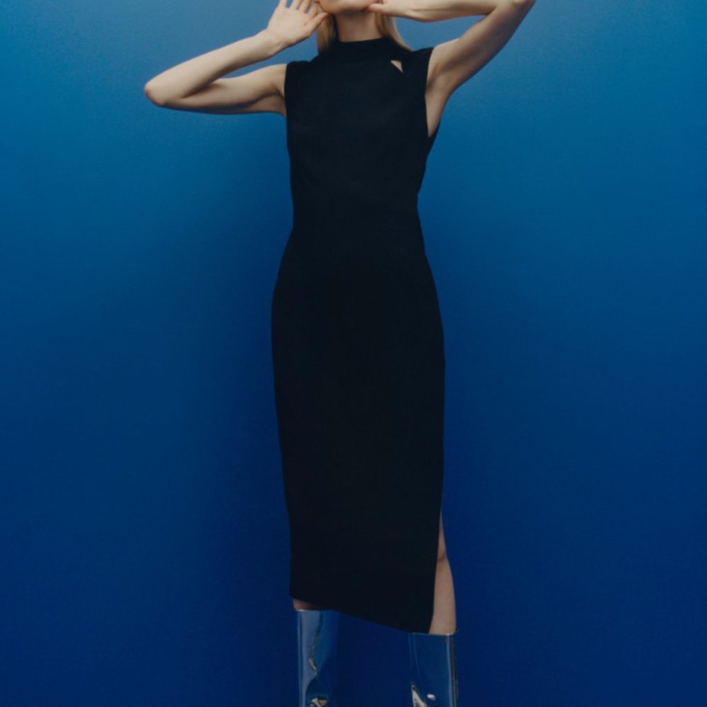 Zara Midi Cutout Dress